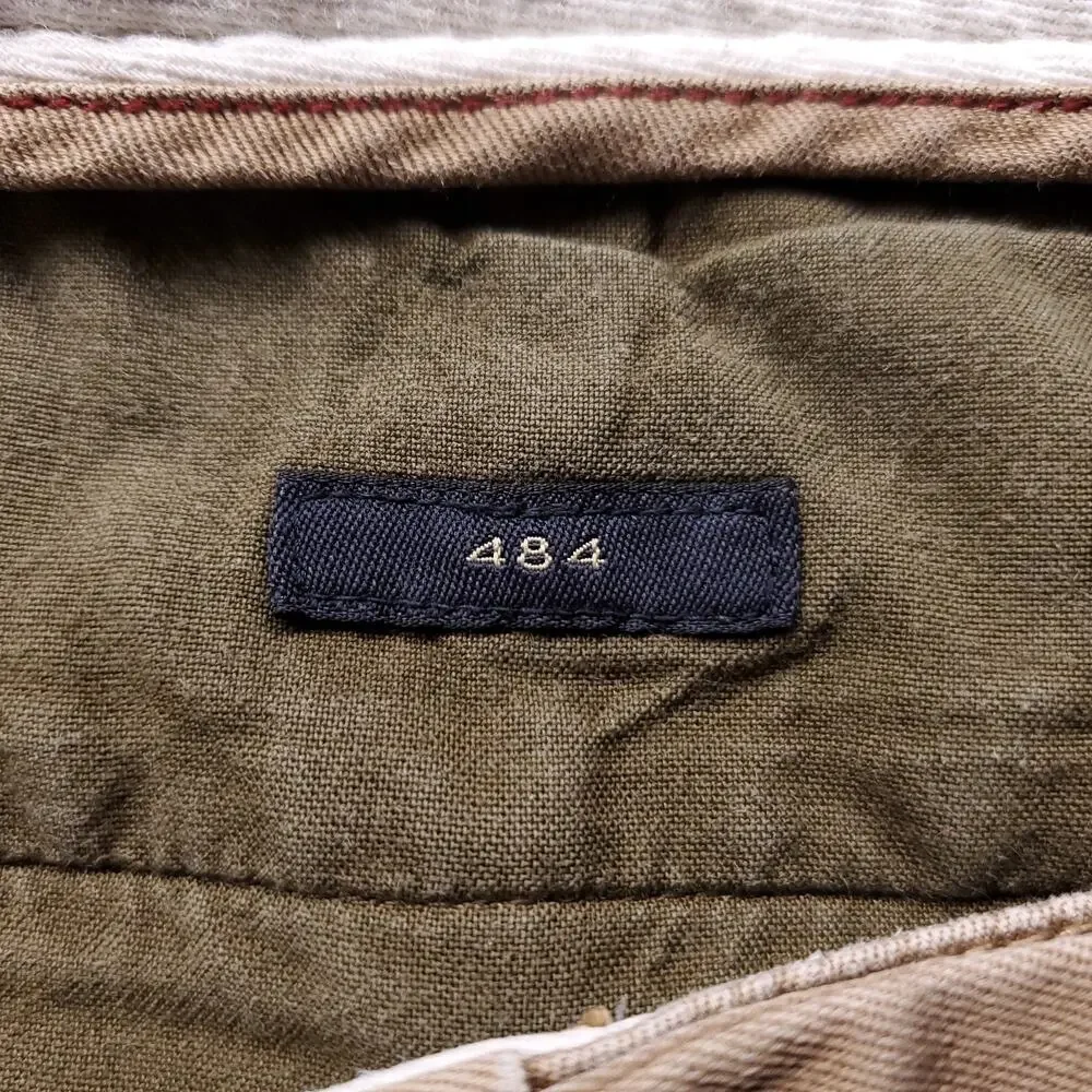 J Crew 484 Slim Straight Chino Pants Men 32 Brown Stretch Casual Gorpcore 90s